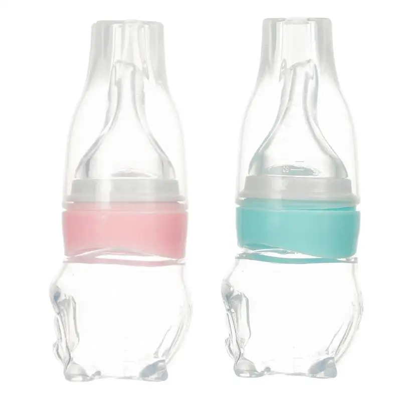 

Baby Nipple Shape Medicine Water Feeder Silicone Pacifier Bottle with Scale