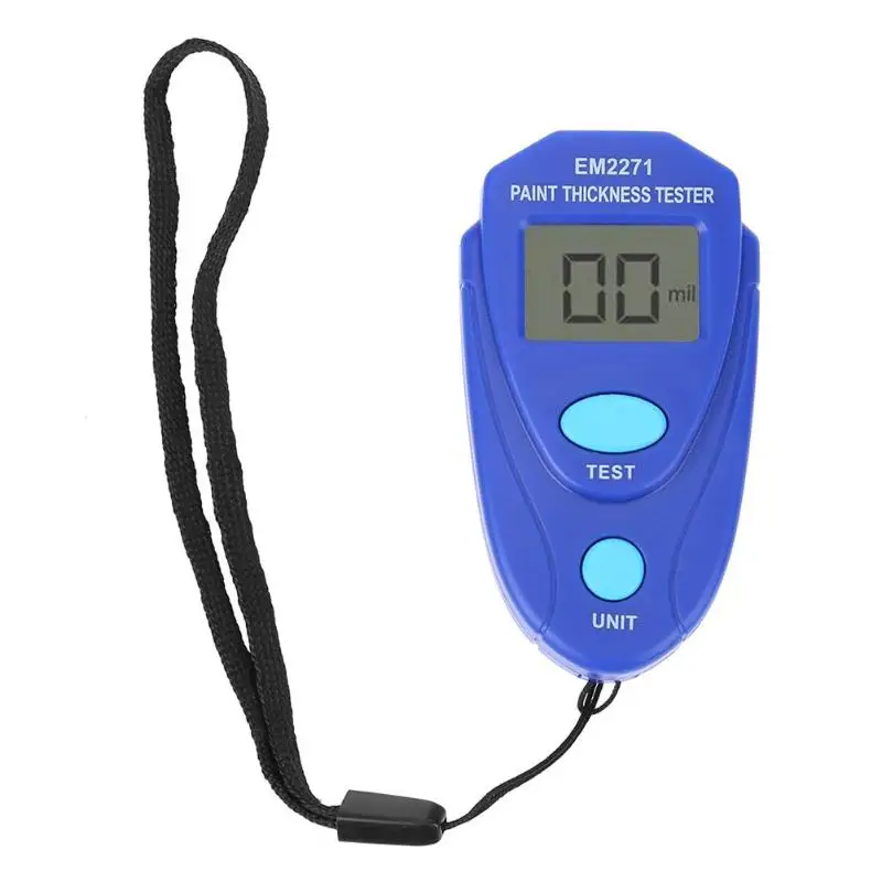 

Coating Painting Film Zinc Plating Thickness Gauge Digital Coating Thickness Car Painting Meter paint Tester LCD Display EM2271