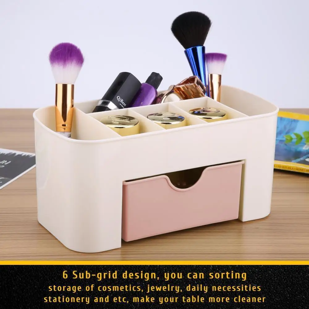 Make Up Brush Holder/Storage Pots Jewellery Case Storage Organizer Box Drawer