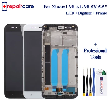 

5pcs/lot For Xiaomi Mi A1 MiA1 LCD screen display+Touch screen digitizer for xiaomi A1 5x mi 5x LCD display frame replacement