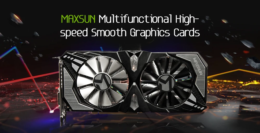 MAXSUN 8G NVIDIA GeForce RTX 2070 видеокарты 1410 МГц GDDR6 ядра CUDA 2304 интернет DP + HDMI DVI PCI Express