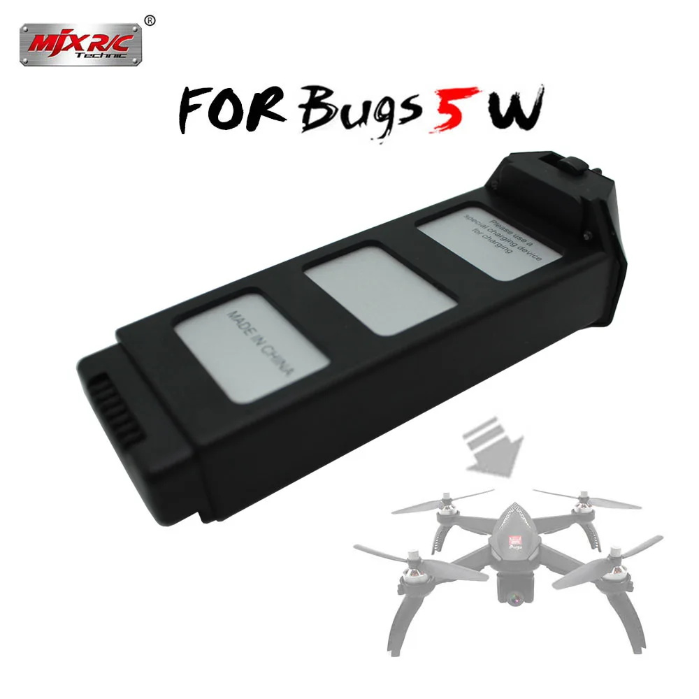 Оригинальный аккумулятор MJX R/C Bugs 5 Вт B5W для радиоуправляемого вертолета 7 4 В 1800