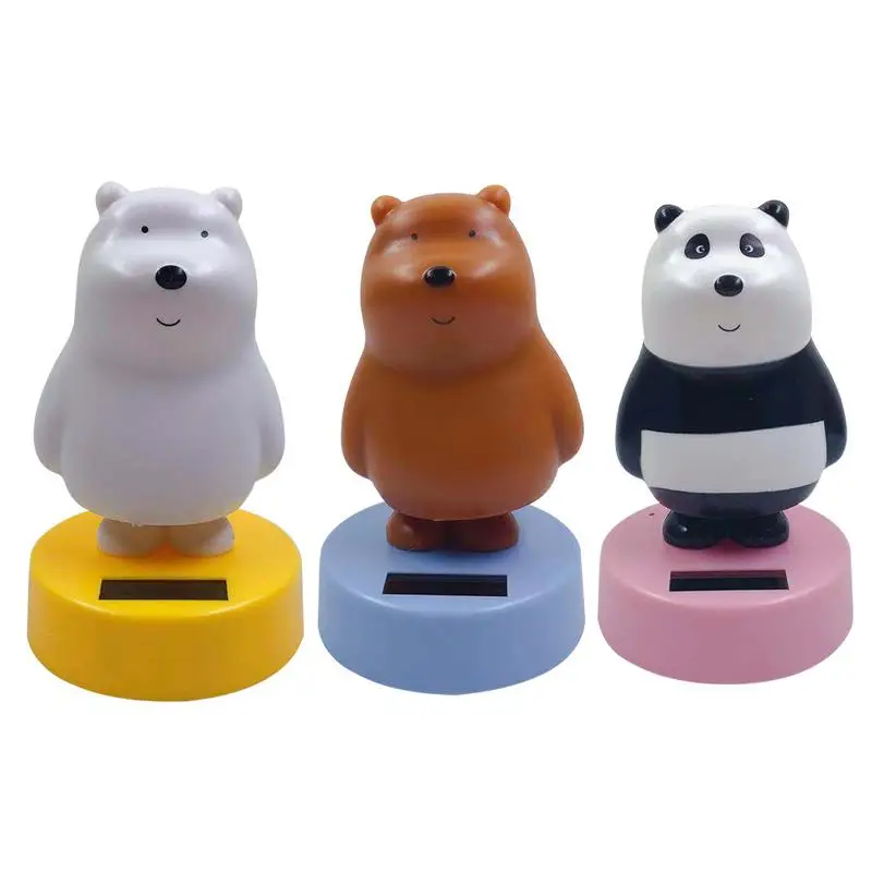

Car Decoration Solar Powered Innovative Anti-fatigue Dancing Animal Swinging Animated Bobble Dancer Toy Auto Decor Household