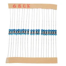 Mayitr 1460pcs1/4W Metal Film Resistor Kit Assortment Set Labelled 1% Precision Electronic Tools Parts