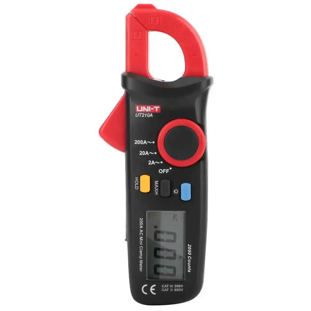

UT210A Multifunction Mini High Sensitivity Digital Clamp Meter 2000 Counts amper clamp meter Professional clamp multimeter