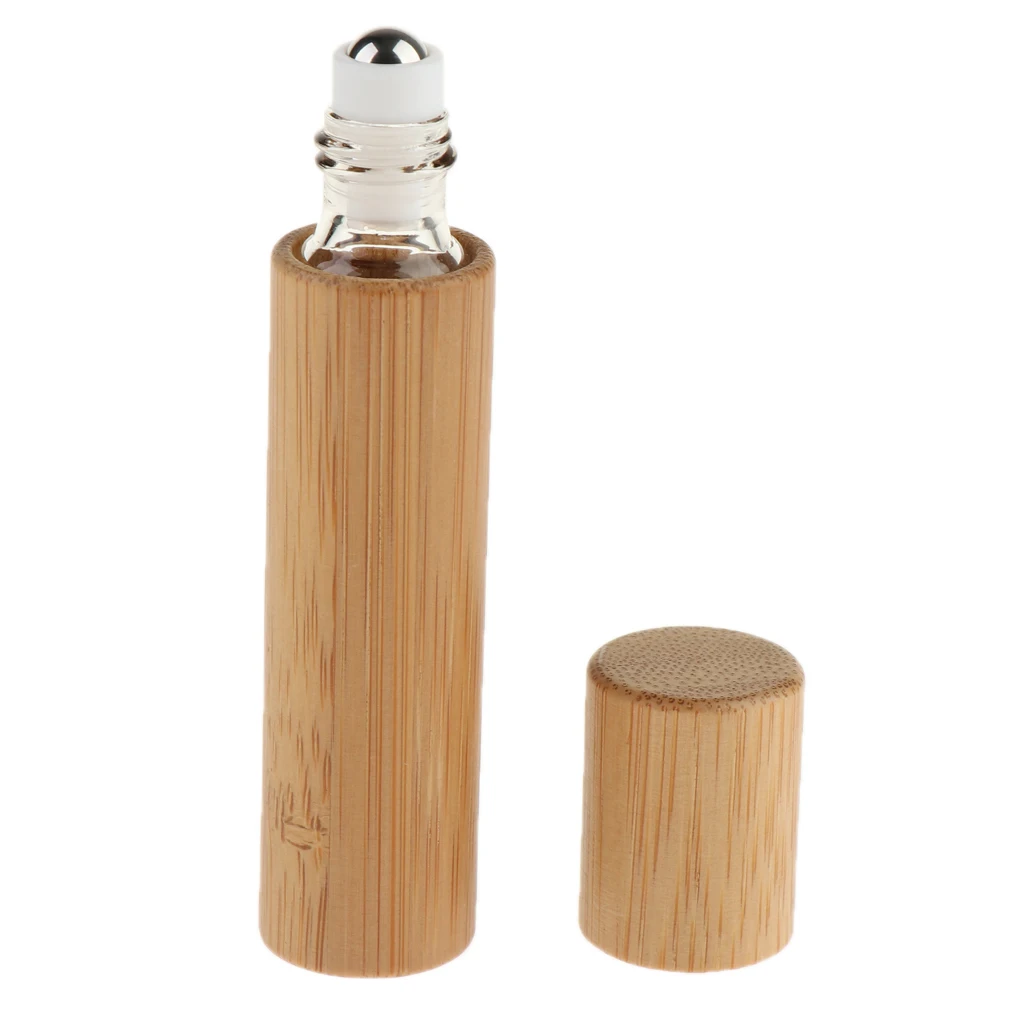 

Perfeclan Natural Bamboo Essential Oil Perfume Fragrance Roll On Bottle Travel Container 10ml
