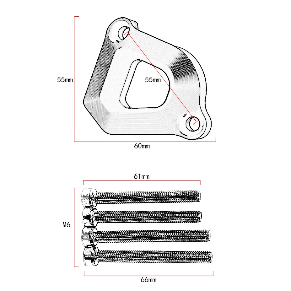 CNC алюминиевая муфта ведомый цилиндр Защитная крышка для KTM 1050 1090 1190 1290 ADV