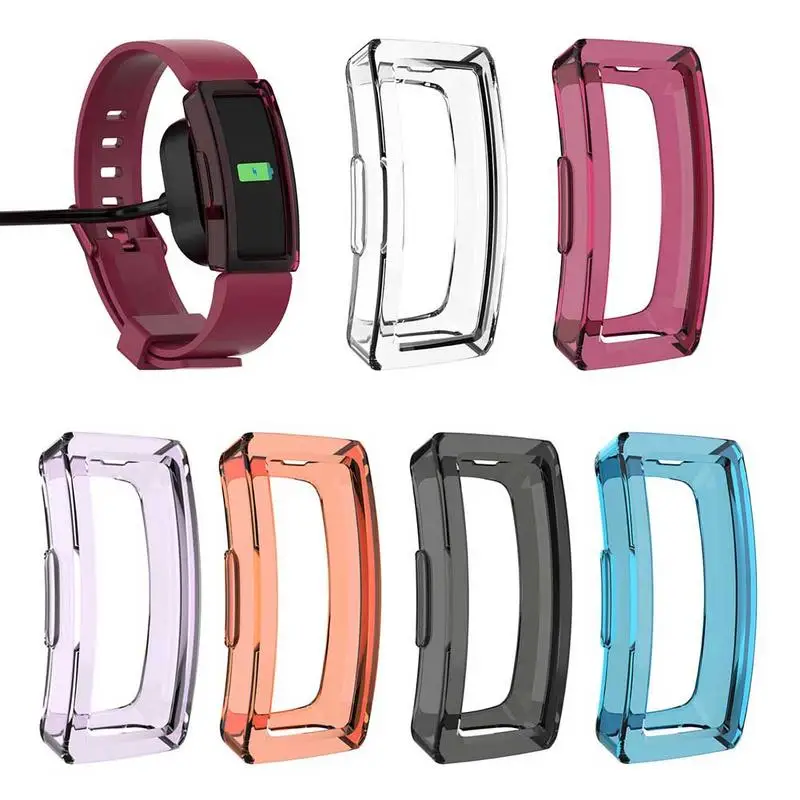 

Smart Watch TPU Protector Case Cover Shell For Fitbit Inspire HR Fitness Tracker Protective Shell Transparent Protective Cover