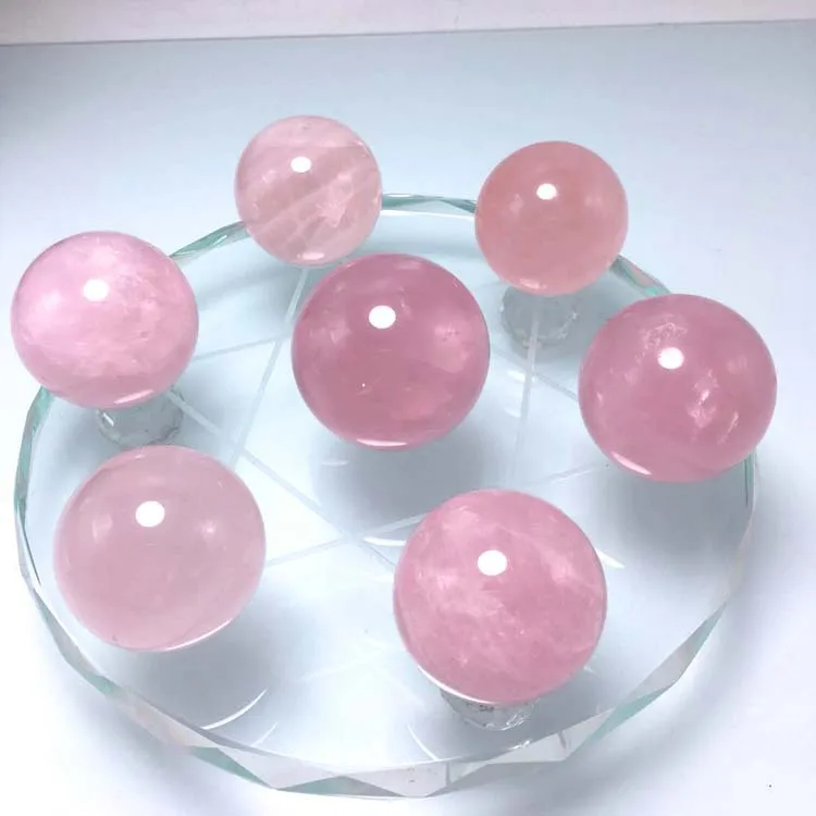 

Natural crystal ball seven star array Office home table decoration accessories Feng Shui ornaments crystal ball craft gift