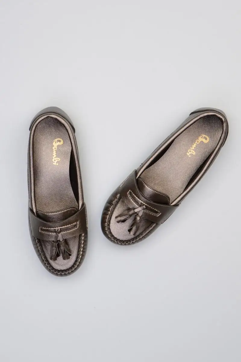 

Bambi Platinum Women 'S Loafer Shoes F0301410599