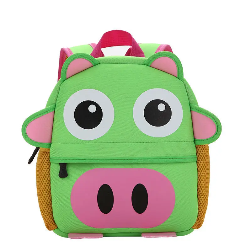 Милый детский рюкзак из искусственной кожи для маленьких девочек и мальчиков, школьный рюкзак для детского сада, сумка с мультяшными животными, стильная сумка через плечо