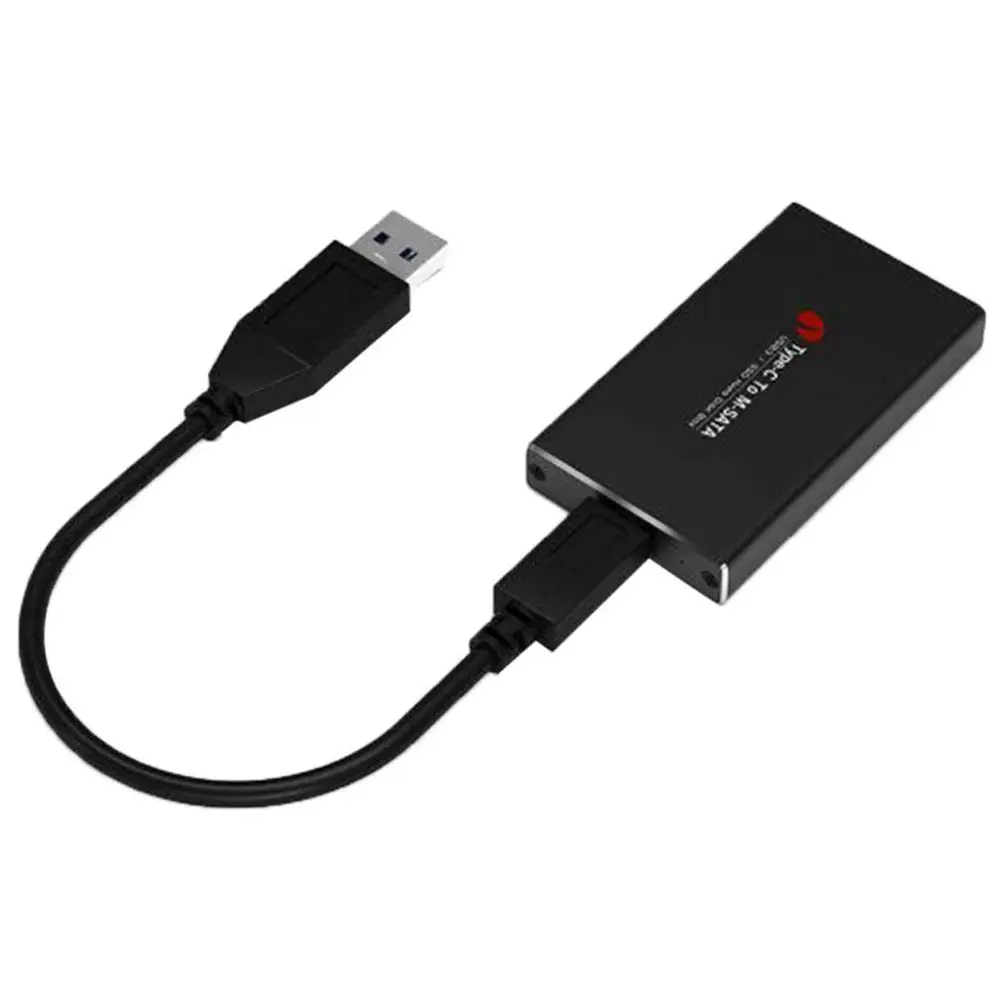 MSATA к USB 3 1 5gbps SSD корпус адаптера с интерфейсом Type C|Корпус жесткого диска| |