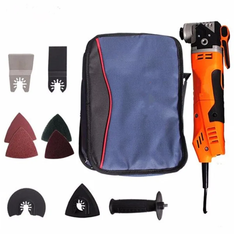 

11000-21000rpm Electric Trimmer Multi-function Square Hole 220V 280W Trimming Machine Oscillating Power Tool with Bag/10pc Parts