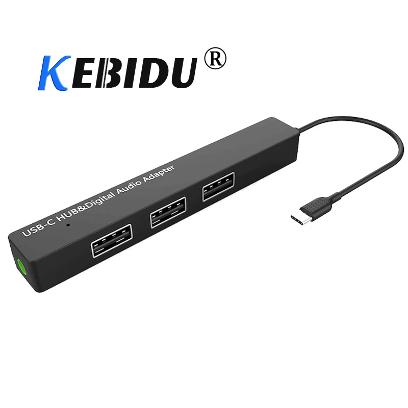 

Kebidu USB C HUB USB-C to 3.0 HUB HDMI 3 Port Adapter for MacBook Samsung Galaxy S9 Huawei P20 Mate 20 Pro Type C USB HUB
