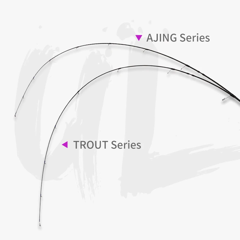Tsurinoya Ajing приманка для форели вес 1-5 г Сверхлегкая Удочка спиннинг UL углеродное литье спиннинг Fuji 6 ''1,8 м 2 секции