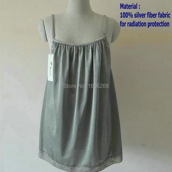 

Hot sell soft 100%silver fiber fabric radiation protection for clothes
