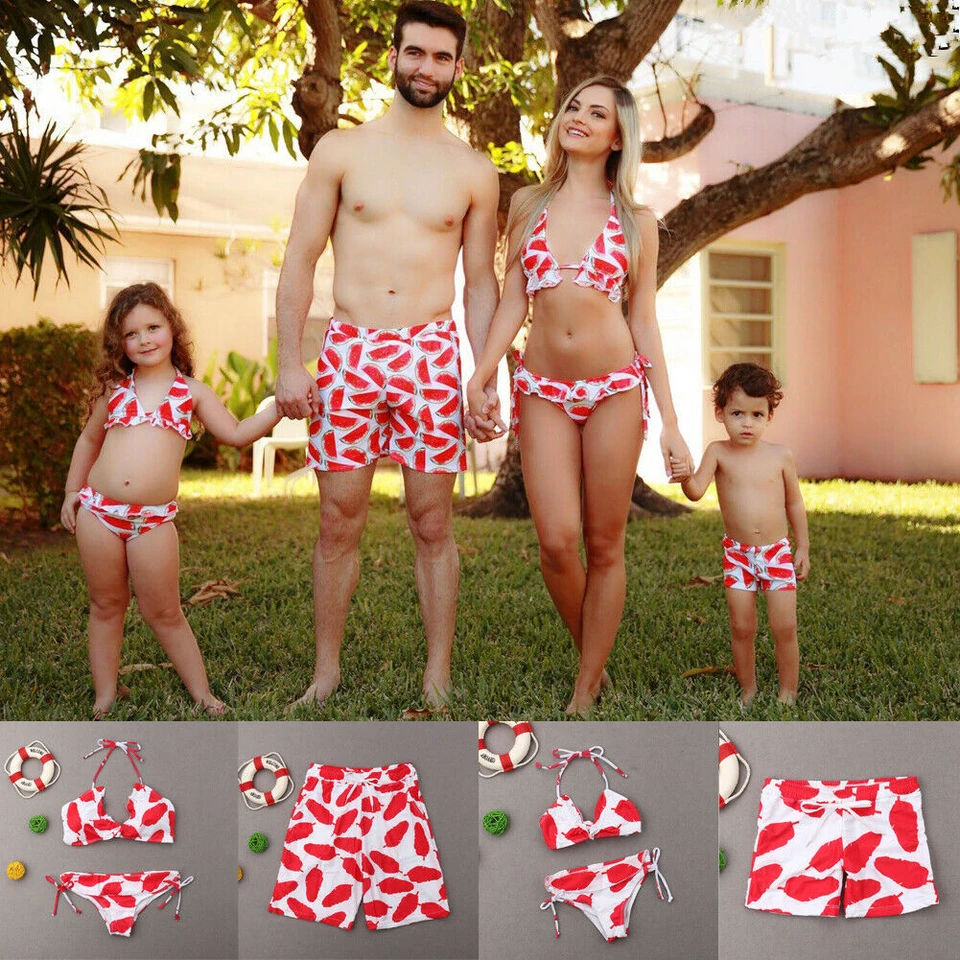 matching bathing suits for boy and girl