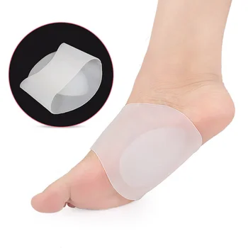 

1 Pair Arch Support Sleeves Plantar Fasciitis Silicone Heel Spurs Foot Care Flat Feet Socks Cushions Pads Orthotic Insoles