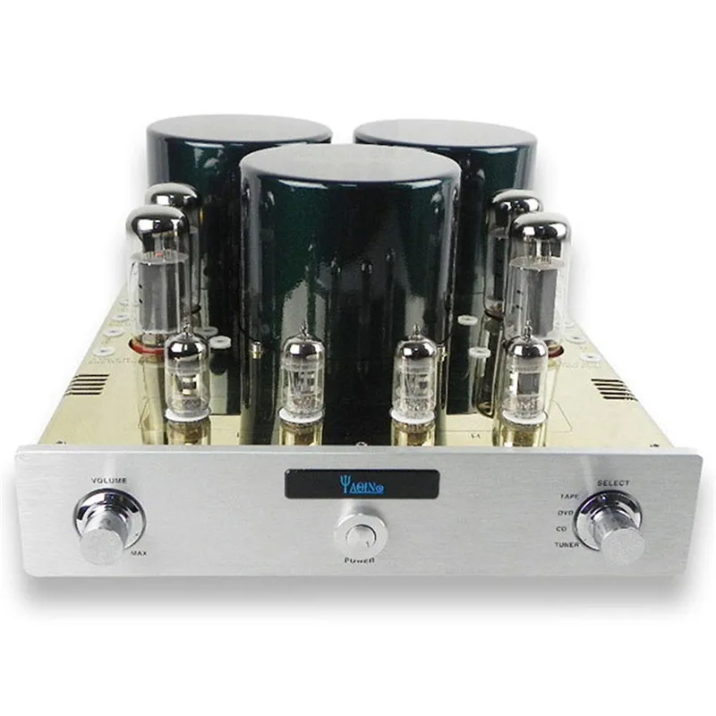 YAQIN MC 10T MC10T EL34 вакуумная трубка Push Pull встроенный усилитель HIFI лампа AMP С 12AX7