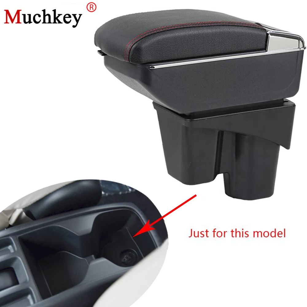 

For Honda City 2015-2017 Armrest box Central Console Arm Store With Rise and Down Function box cup holder ashtray Car candy box