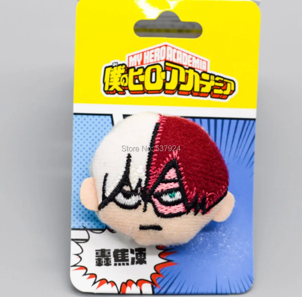Новинка 3 шт. My Hero academic Bakugou Katsuki Todoroki Shoto Midoriya Izuku Мягкая кукла плюшевый нагрудный