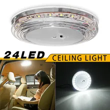 12 V Rotonda Cupola Dell’automobile Interni Luce di Soffitto di Bianco LED spot luce della lampada di Lettura per Camper van CAMPER Caravan di Cortesia luce