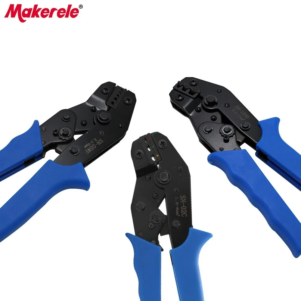 

European Terminal Stripping Pliers Mini SN Crimping Plier 7.5 Inch Elbow Cold Crimping Pliers Terminal Crimping Pliers
