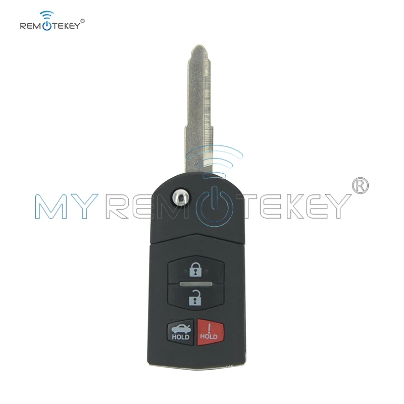 Флип-ключ Remtekey BGBX1T478SKE12501 4 кнопки 315 МГц без чипа для Mazda 3 6 | Автомобили и мотоциклы
