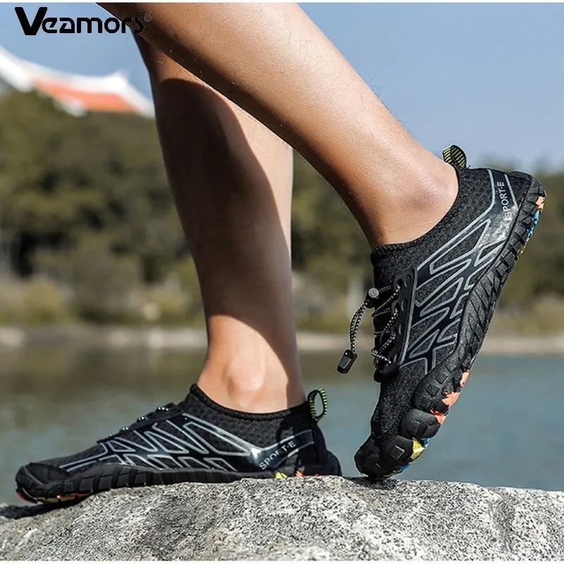 

VEAMORS Non-slip Hiking Shoes Sneakers Unisex Breathable Light Upstream Water Shoes Men Women Footwear Trekking Outdoor Sneaker