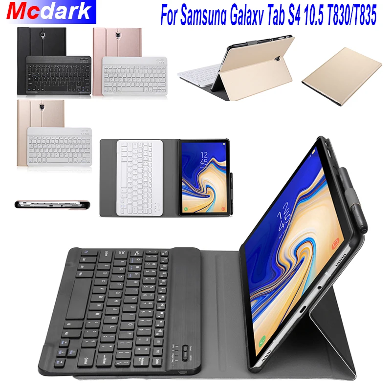 Mcdark для Samsung Galaxy Tab S4 10 5 T830 T835 Tablet крышку раза подставка кожаный чехол со съемной