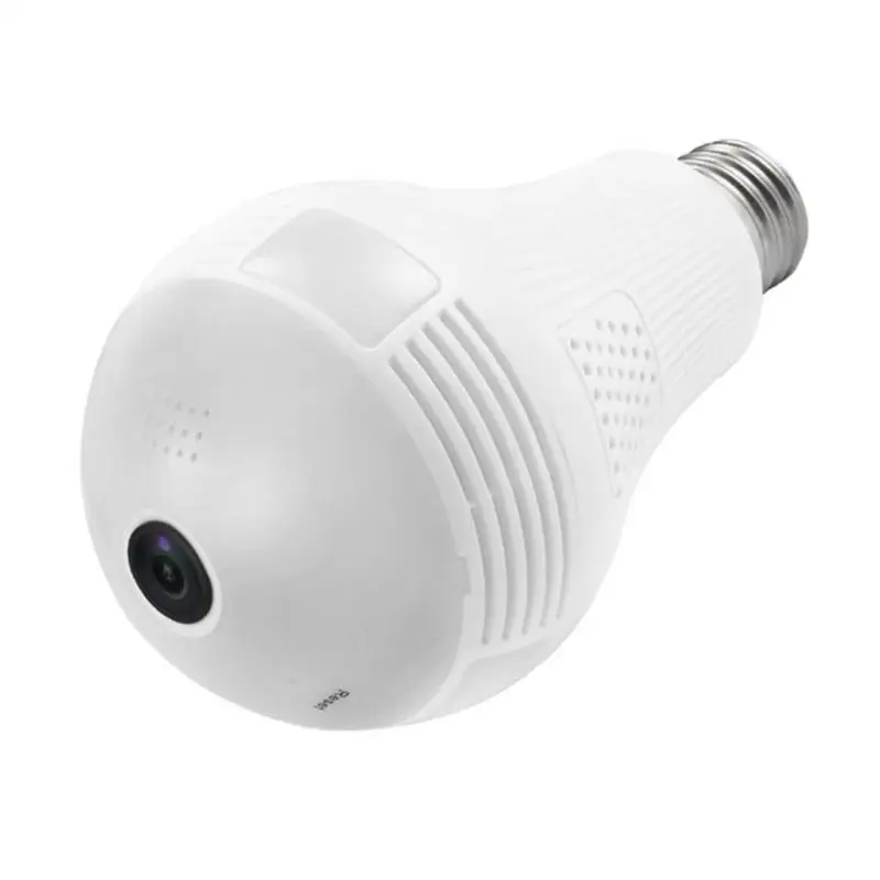 

360 Degree Panoramic Bulb Camcorder Security Mini Wireless Lamp WIFI IP Cameras Network Remote Monitor