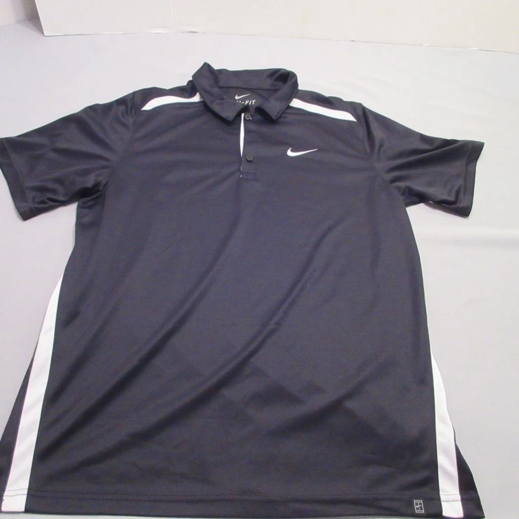 Nike 010 cuarto Collar botón tenis Golf Polo camisa -