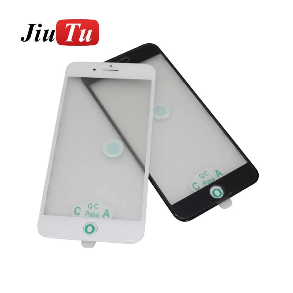 Cold Press Front Glass+Frame+OCA For iPhone 6/6 Plus/6s/6s Plus/7/7Plus/8/8 P Outer Glass Bezel Frame With OCA LCD Repair Parts original screen holder front bezel frame for iphone xs max replace accessories with frame sticker jiutu