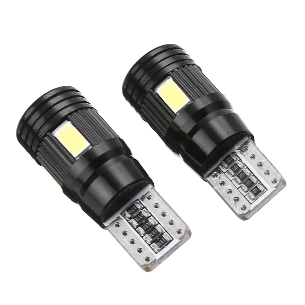 

New Arrival 2pcs/set T10 5730 6LED 6000K 12V Canbus White Daytime Fog Light License Plate Reading Light Bulb
