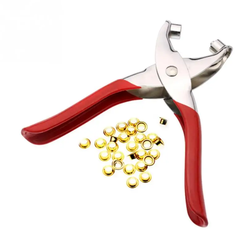 100pcs Scrapbook Eyelet and Eyelet Punch Die Tool DIY Manual Tools Kit