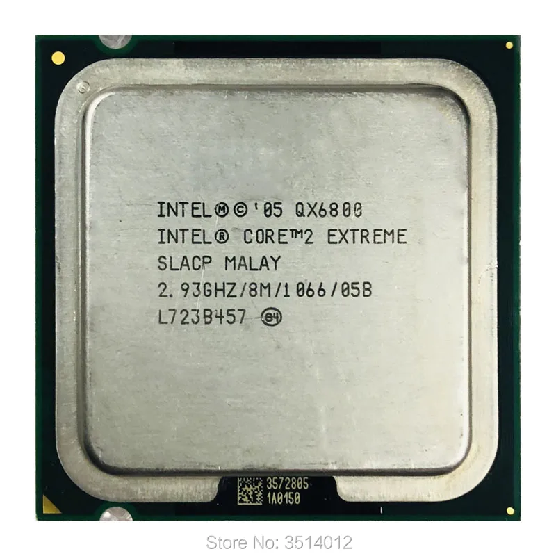 

Intel Core 2 Extreme QX6800 2.933 GHz Quad-Core CPU Processor 130W 8M LGA 775
