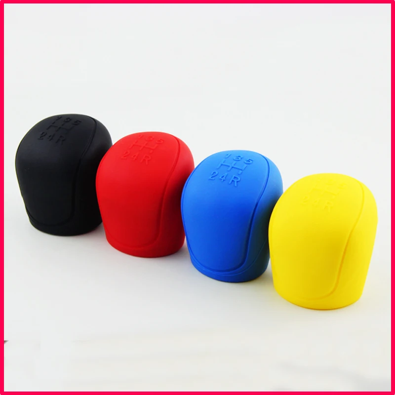 

A Little Change Car Gear Head Shift Knob Cover Gear Shift Handle Ball Collars for Ford Focus 2 3 4 MK2 MK3 MK4 MT 2009 - 2017