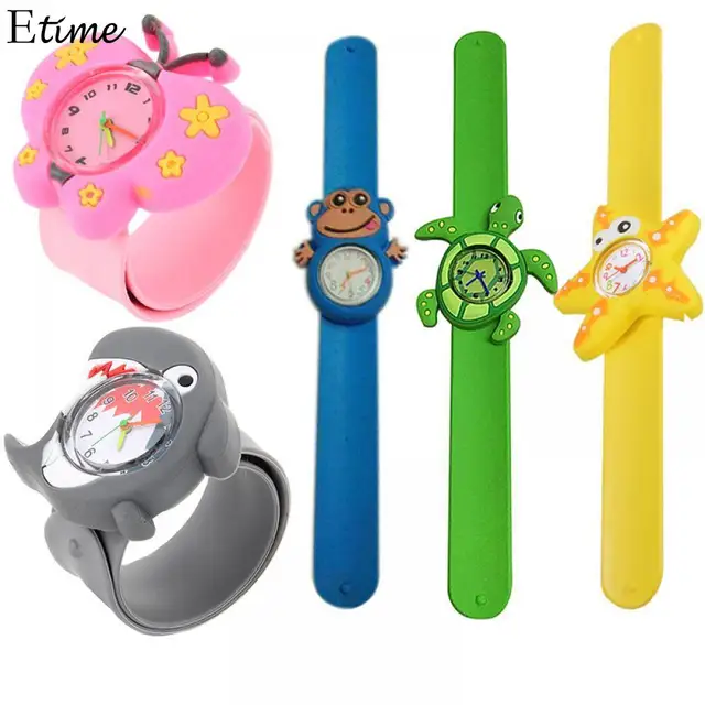 Children Watchsnap Cartoon Slap Cute Wristwatch Silicone Watches Kids Watch Anim Children Watchsnap Cartoon Slap Cute Wristwatch Silicone Watches Kids Watch Anim