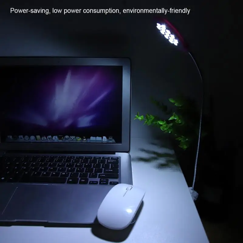 

Flexible 13 LEDs USB Night Lamp Reading Light for Computer Laptop Notebook PC Night Table Lamp Desk Lamp luminaria de mesa
