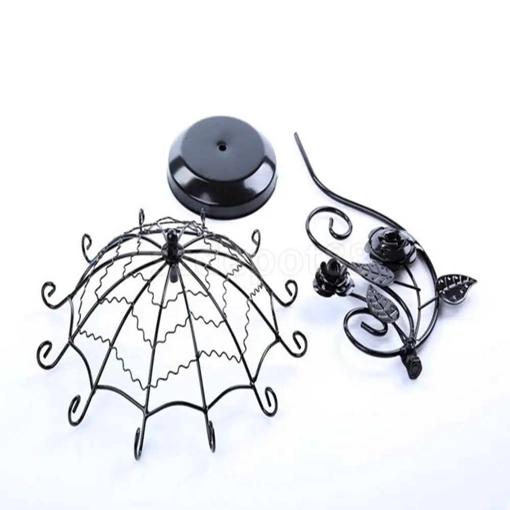  Black/White Vogue Umbrella Earring Necklace Bracelet Jewelry Display Holder Show Rack Stand Organiz