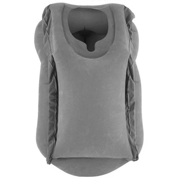 

Inflatable Travel Sleeping Bag Portable Neck Pillow For Men Women Outdoor Airplane Flight Train Sleeping Easy