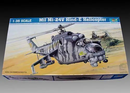 

Trumpeter 1/35 05103 Mil Mi-24V Hind-E Helicopter