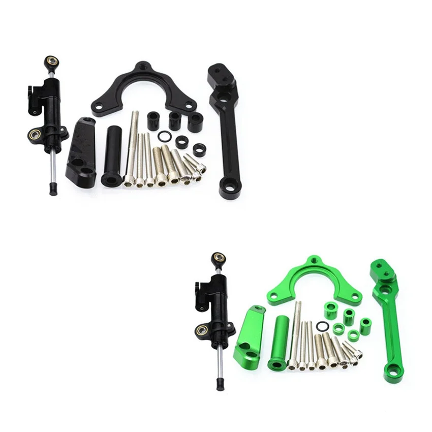 

CNC For KAWASAKI Z900 2017-2018 Steering Damper Stabilizer w/ Bracket Kit Set