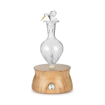 

SANQ Waterless Essential Oil Diffuser Wood And Glass Aromatherapy Diffuser Aromatherapy Essential Oil Nebulizer For Home Eu Pl