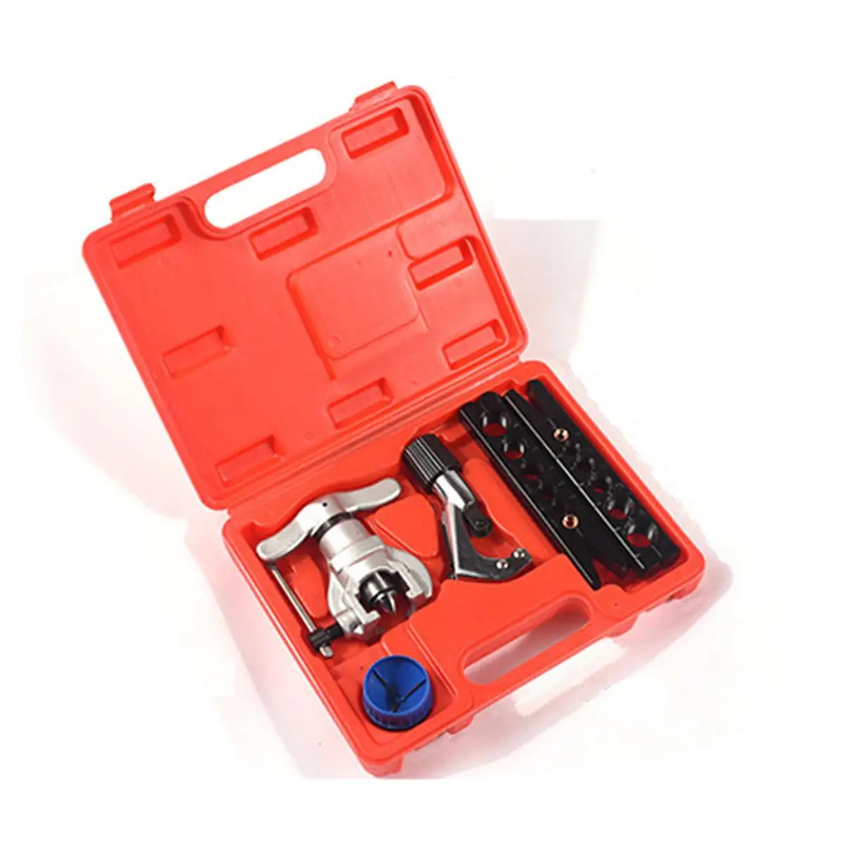 

Eccentric Tube Flaring Tool Kit Metric and Inch Tube Expander Kit Air Conditioner Copper Pipe Reamer 6-19mm