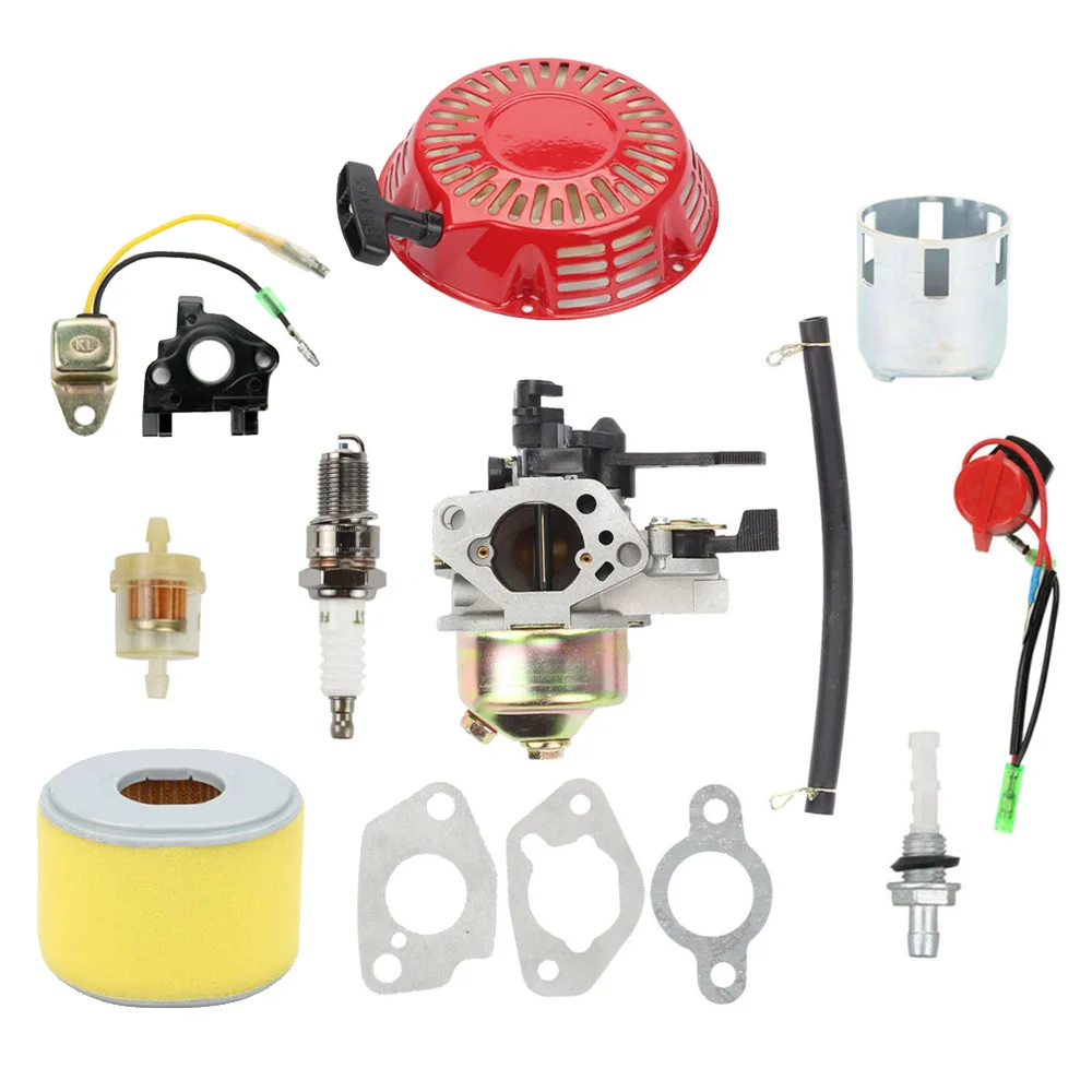 

Carburetor Kit For Honda GX240 GX270 Recoil Starter Ignition Coil Air Filter Simple And Convenient To Use