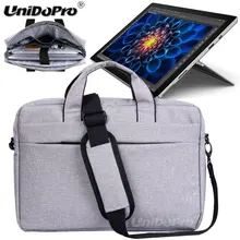 UNIDOPRO водонепроницаемая сумка через плечо для microsoft Surface Pro 6 Pro 4 3 i3 i5 i7 128GB 1 ТБ чехол для планшета