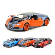 Масштаб 1:32/литая модель/Bugatti veyron супер спортивная игрушка/звук