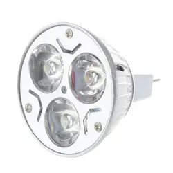 Новый-MR16 GU5.3 12 V холодный белый свет лампы 3x1 W