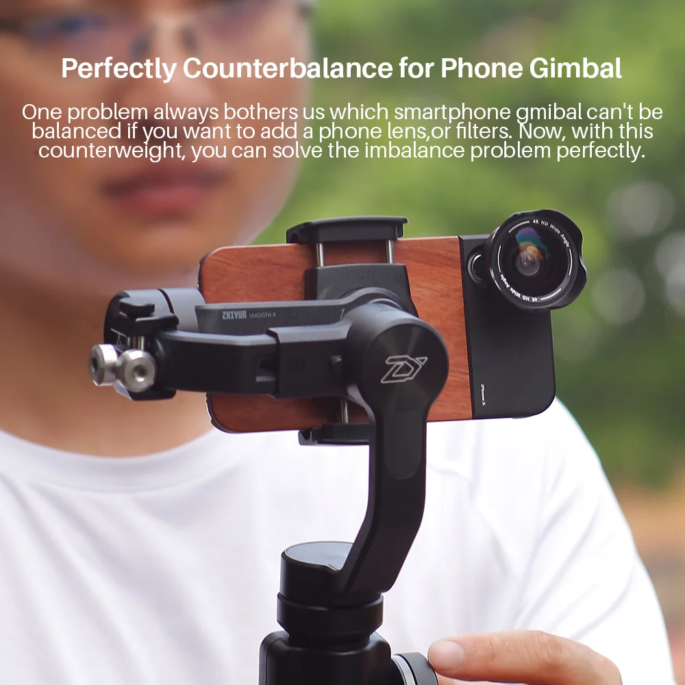 Универсальный стабилизатор с противовесом для DJI Osmo Mobile 2 Zhiyun Smooth 4 Q Feiyu Vimble